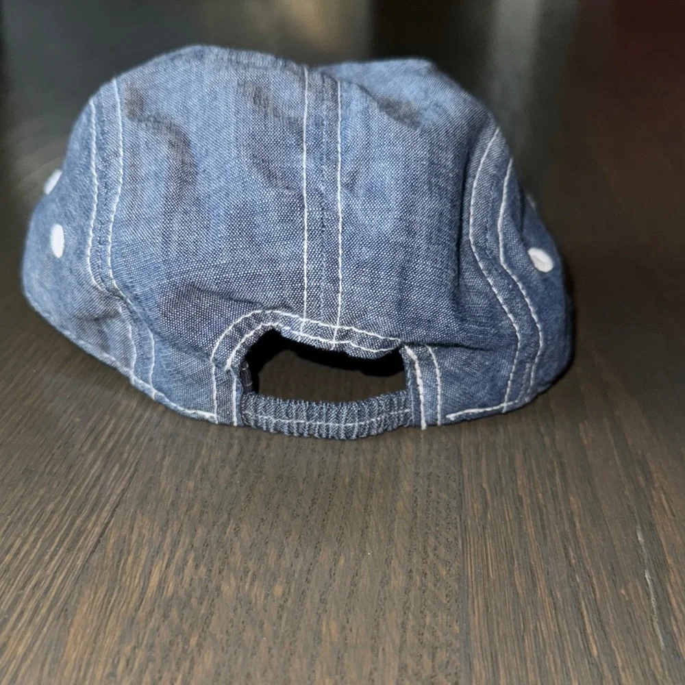 Keepersheep Light Gray & Chambray Baby Cap Set | 6-12M